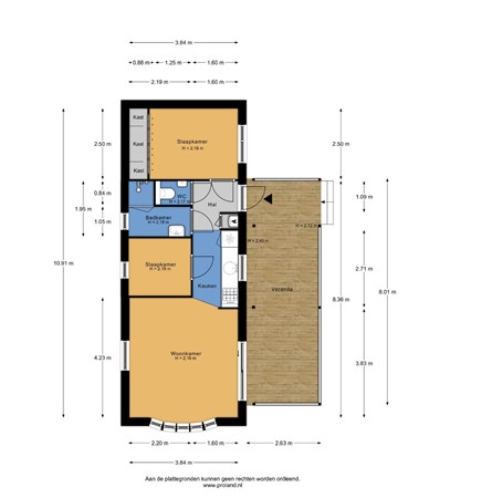 Floorplan - Buinerweg 8-13, 9536 PG Ees